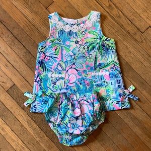 Lilly Pulitzer Infant Shift Dress Size 6-12 Months
